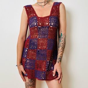 Crochet Mini Dress
